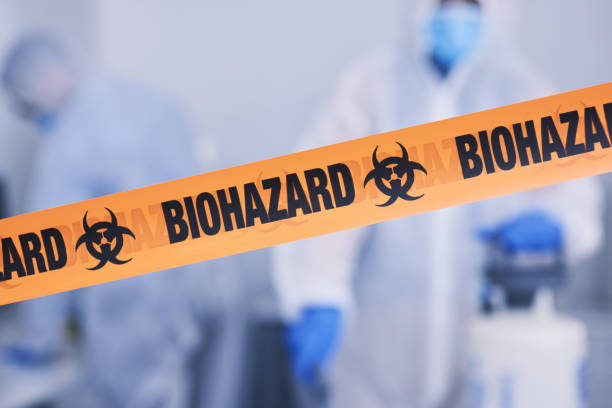 Professional Blood Cleanup technician working in Chester, VA